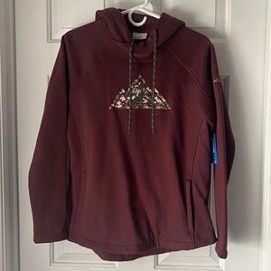 Maroon Columbia hoodie